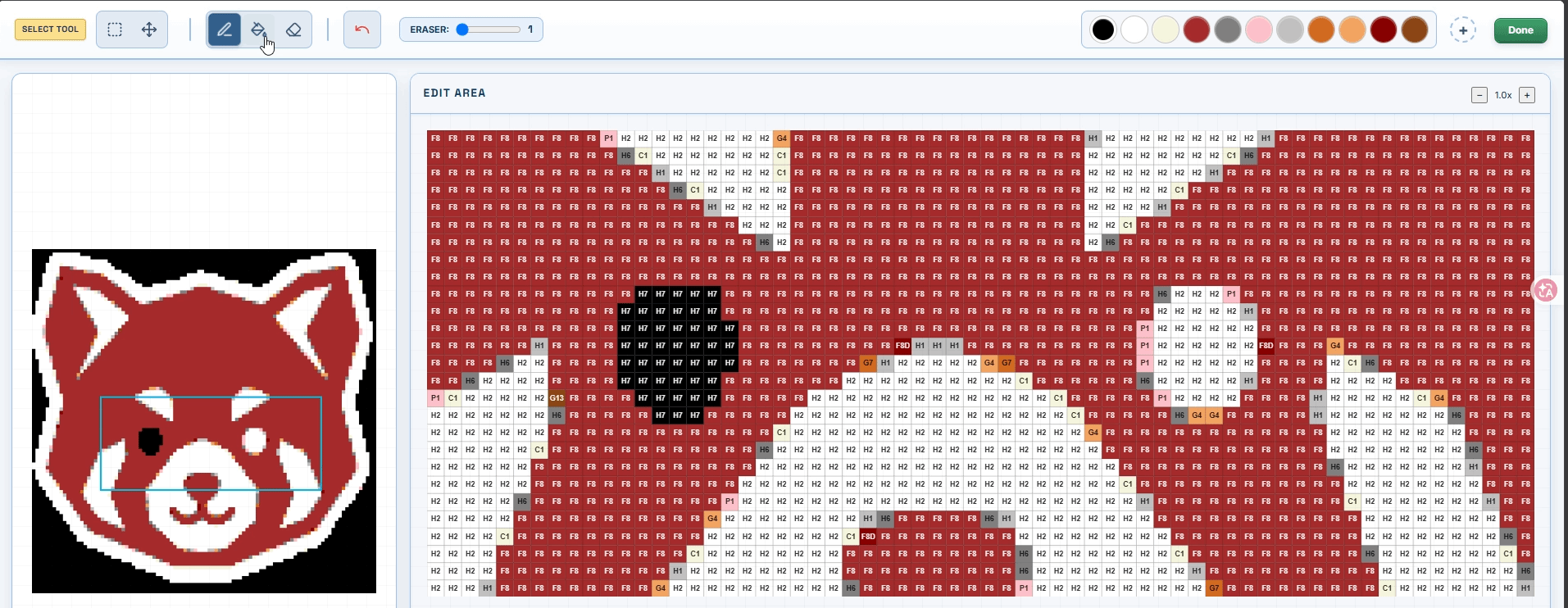 Pixel Editor Preview